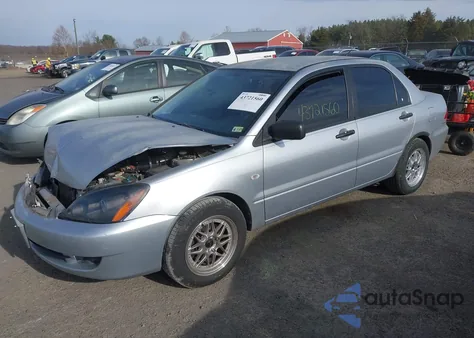 2006 Mitsubishi Lancer Es/Se z USA, uszkodzony, nr VIN JA3AJ26E76U053522